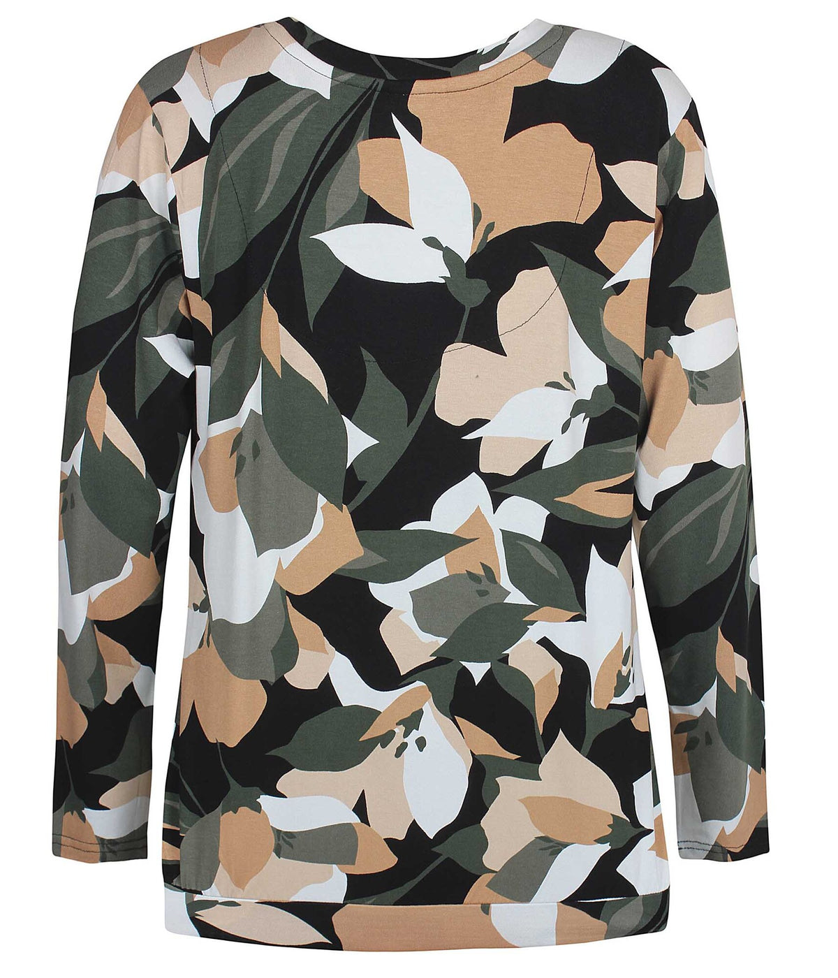 ZE-ZE SOFIKA BLUSE I ARMY PRINT