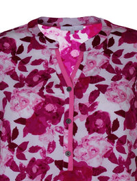 ZE-ZE ARASH BLUSE MED BLOMSTER I PINK