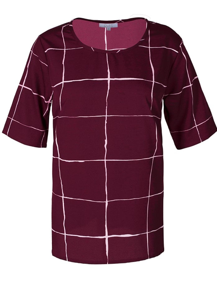 ZE-ZE CHI BLUSE I BORDEAUX