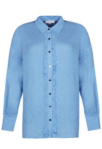 Shop Ze-Ze Ellen skjorte i lysblå Heidisbutik