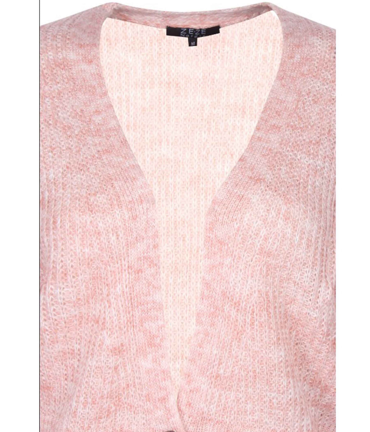 ZE-ZE BADE CARDIGAN I MELANGE ROSA