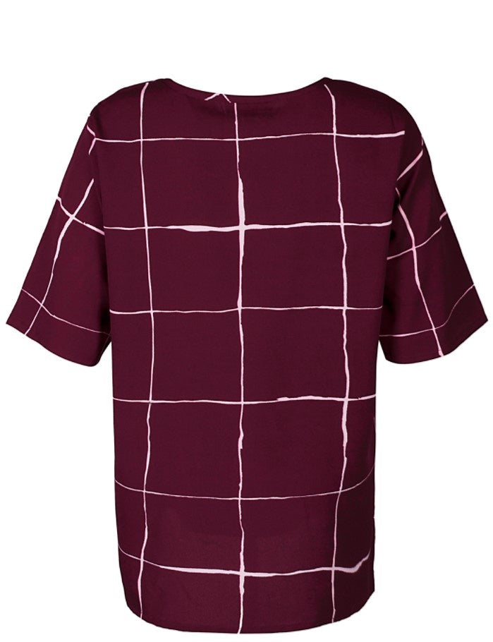 ZE-ZE CHI BLUSE I BORDEAUX