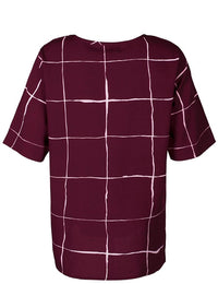 ZE-ZE CHI BLUSE I BORDEAUX