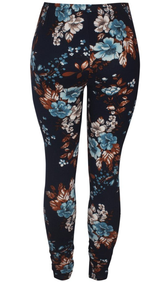 ZE-ZE GIOVEDI LEGGINGS I MARINEBLÅ