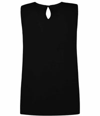 ZE-ZE JOY TOP I SORT MED BLONDE