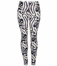 ZE-ZR KOCH LEGGINGS I SAND OG SORT