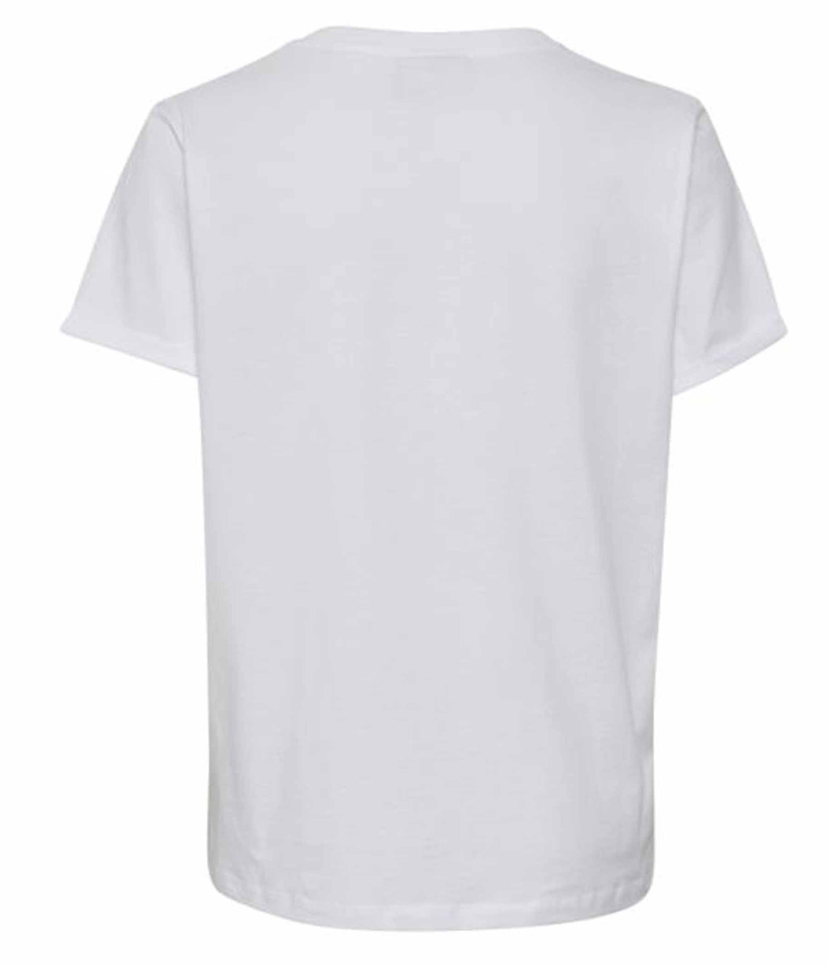 KAFFE KARIVI T-SHIRT I HVID