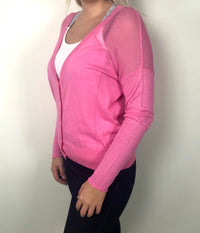 KAFFE CARDIGAN I PINK