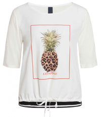 ONE-TWO ADRIANNA T-SHIRT MED ANANAS