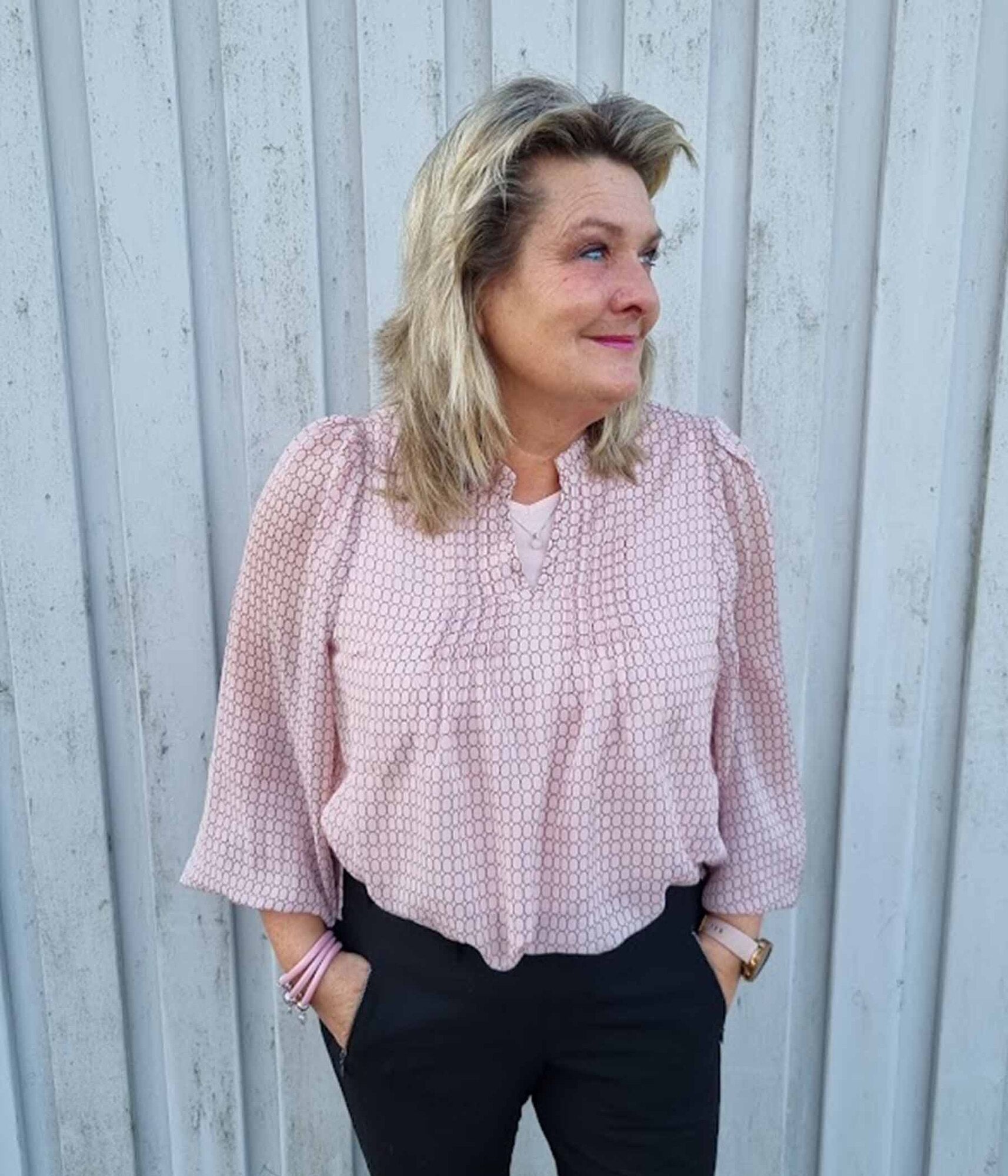controller Udelukke Nævne Prepair korfu bluse med top i rosa – Heidisbutik