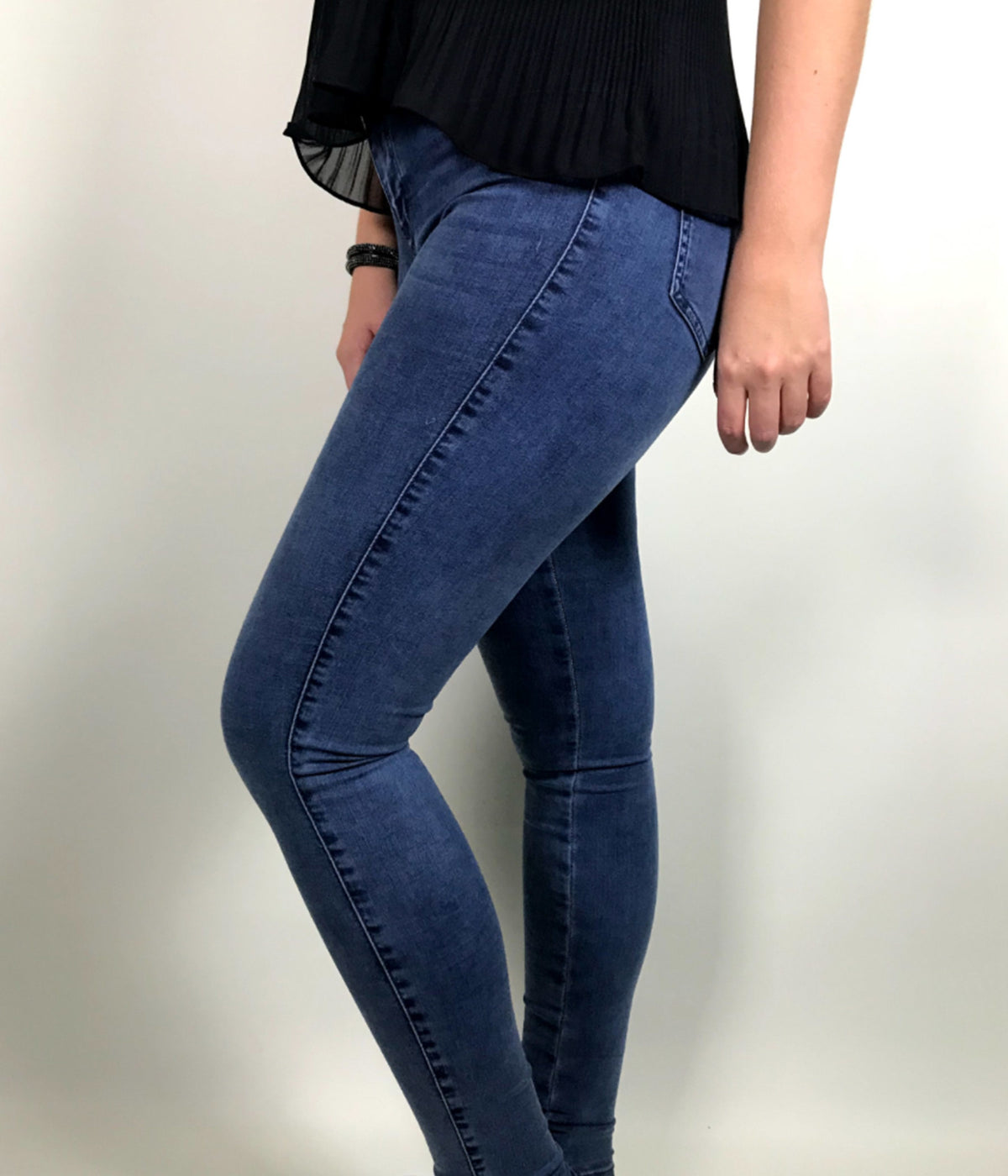 SOAKED DENIM JEGGINGS JEANS